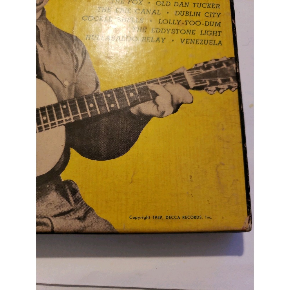 Vintage Burl Ives Collection of Ballads Folk Songs 3 Decca 78 Records 1945 C-6 - Picture 5 of 12
